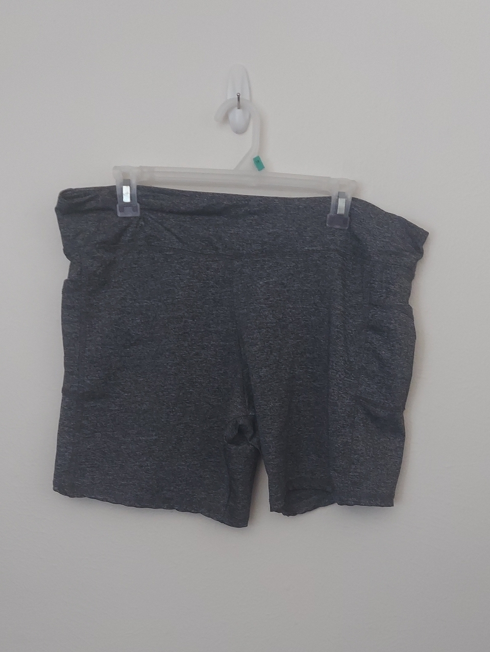 Take A Walk  Dark Gray High-Rise Bike Shorts